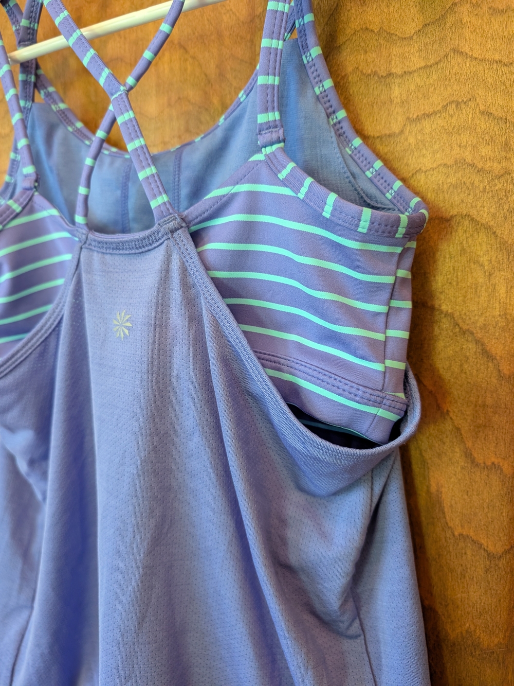 Athleta Girl Gratitude 2-in-1 Athletic Tank M 8-10 - Picture 4 of 5